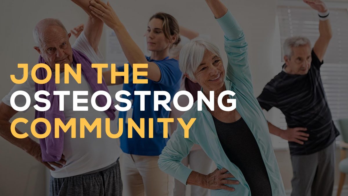 join the OsteoStrong community