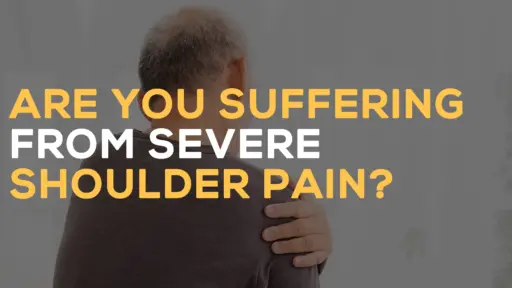 Are you experiencing severe shoulder pain